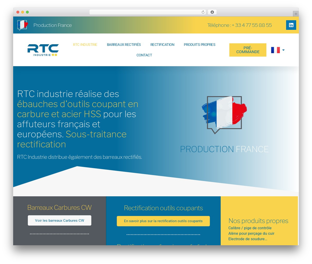 Hello Elementor WordPress theme - rtcindustrie.com
