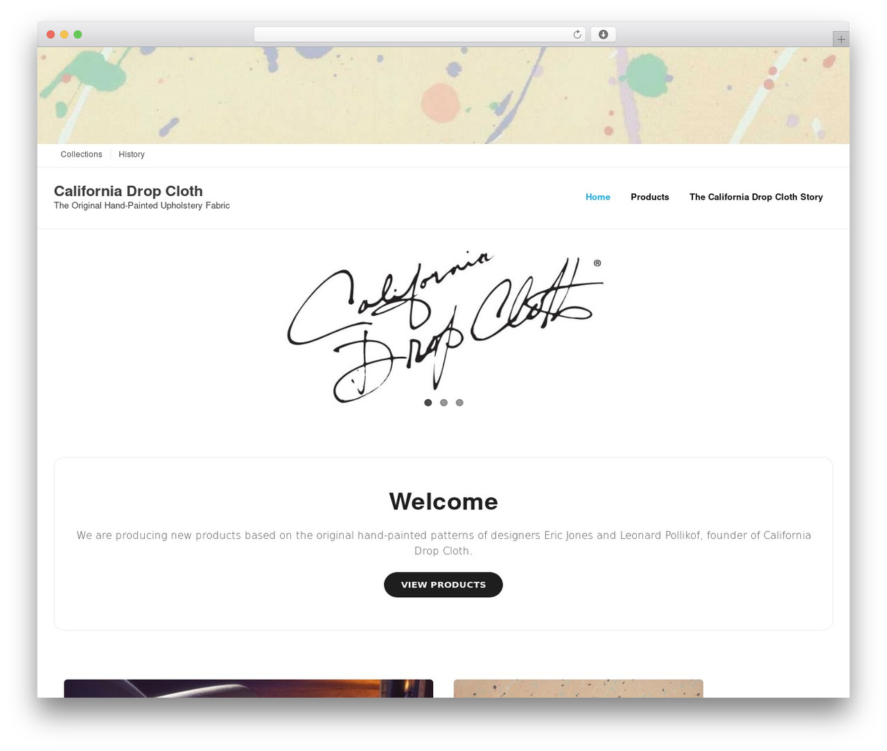 Shuttle iMinimal theme WordPress - californiadropcloth.com