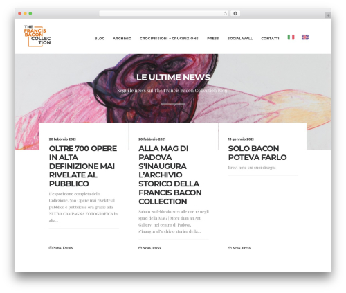 Wordpress social stream WordPress plugin - francisbaconcollection.com