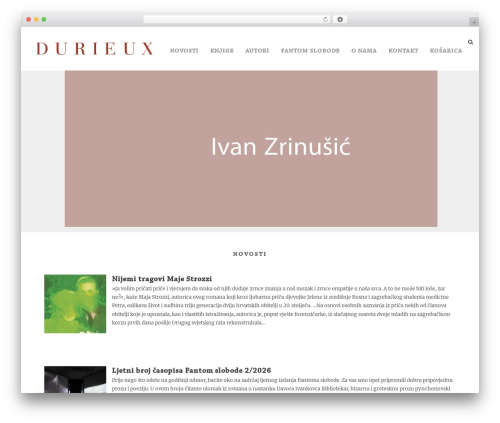 Theme WordPress Papirus - durieux.hr/wordpress