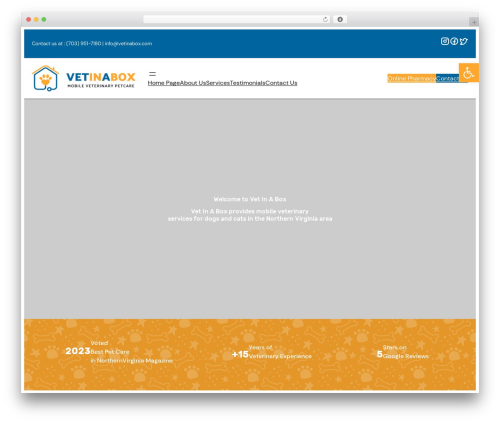Whimsy WordPress theme - vetinabox.com