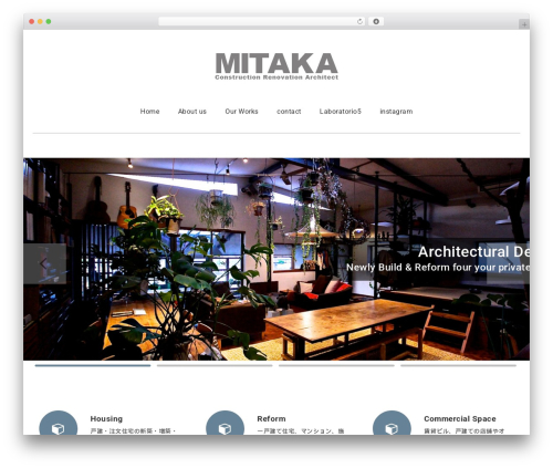 WordPress theme Architect - mitakakoumuten.com WordPress theme Architect - mitakakoumuten.com