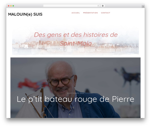 WordPress theme Evoke - malouinsuis.com