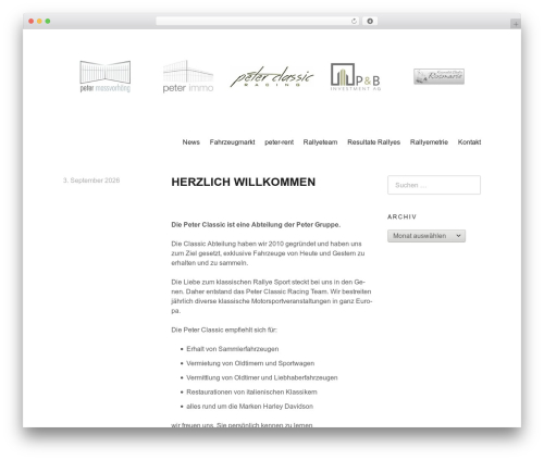 WordPress theme Maker - peter-classic.ch WordPress theme Maker - peter-classic.ch