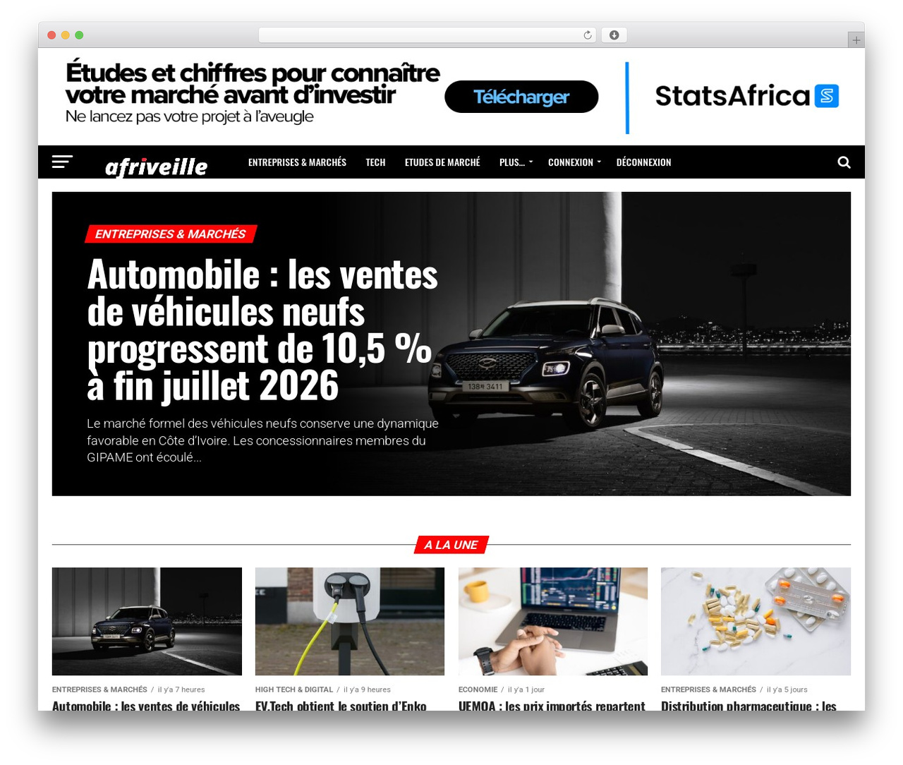 Zox News best WordPress magazine theme - afriveille.com