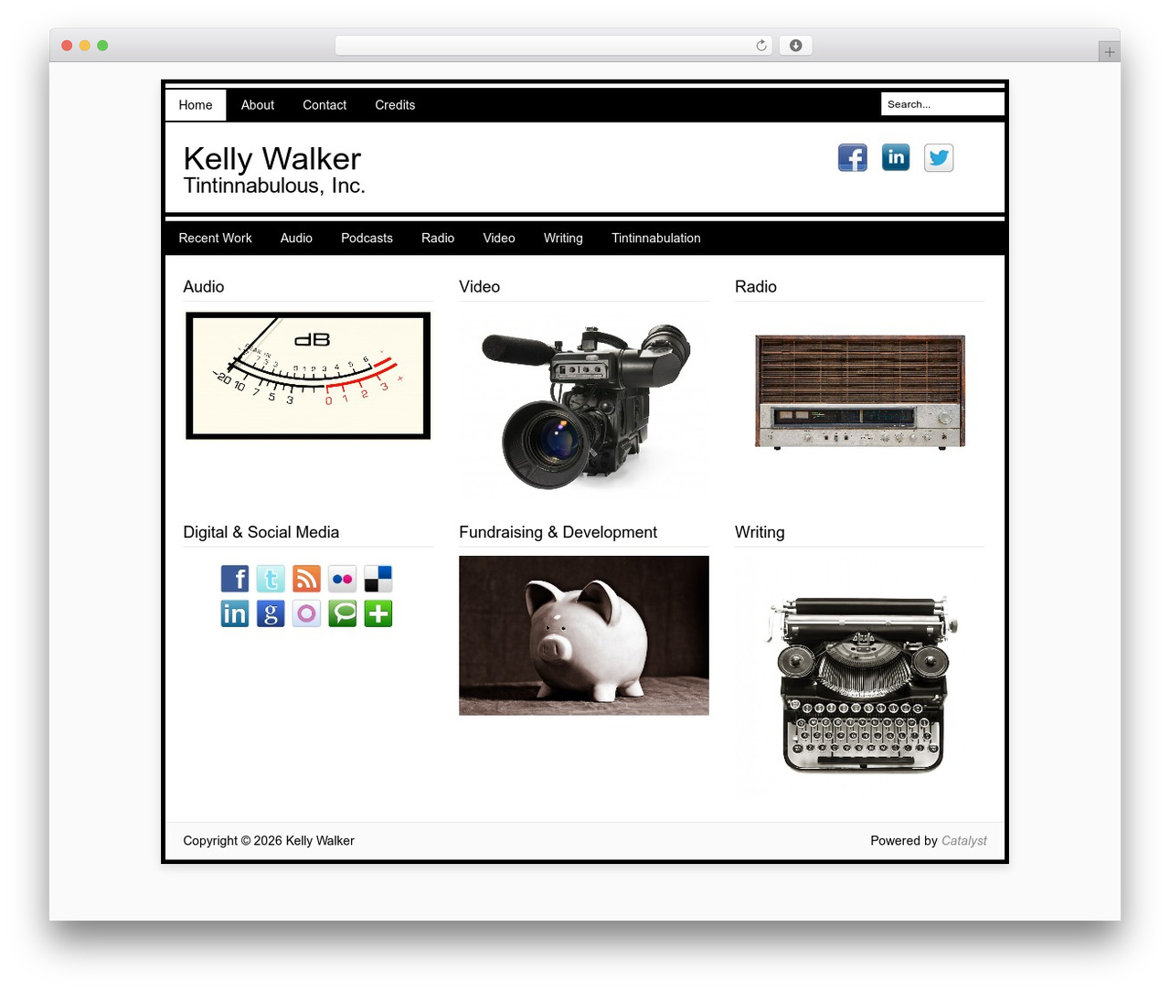 Catalyst WordPress theme design - tintinnabulous.com Catalyst WordPress theme design - tintinnabulous.com