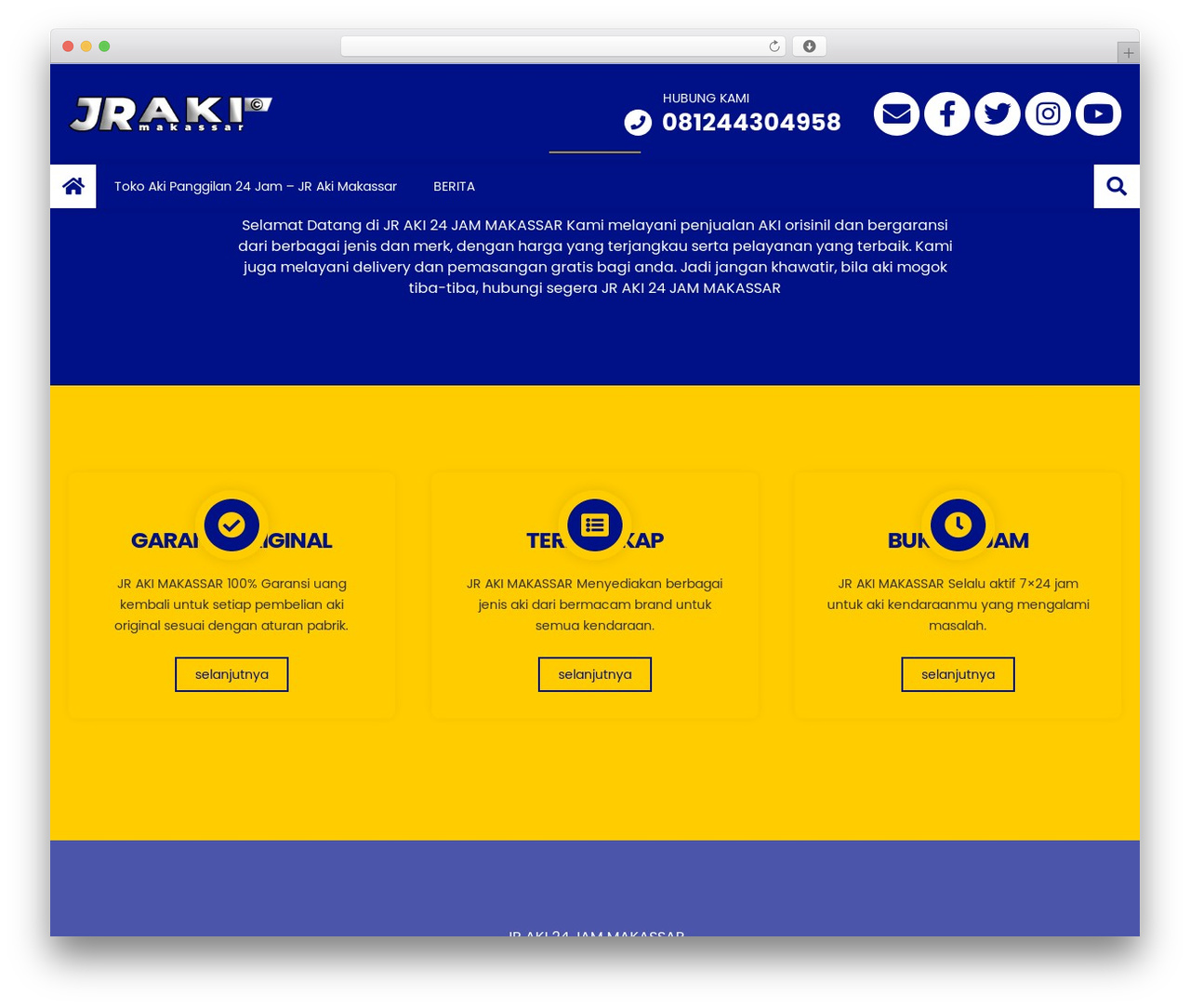 Compro WordPress theme - jrakimakassar.com