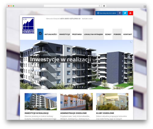 Constructy WordPress theme - sm-rodzinakolejowa.pl