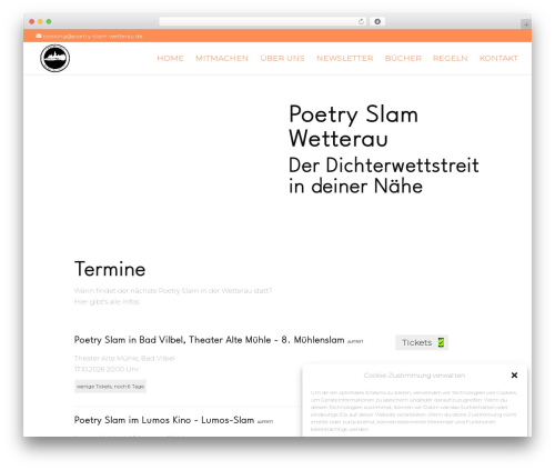 Yesticket WordPress plugin - poetry-slam-wetterau.de