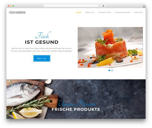 Fable best WordPress theme - fisch-handrick.de