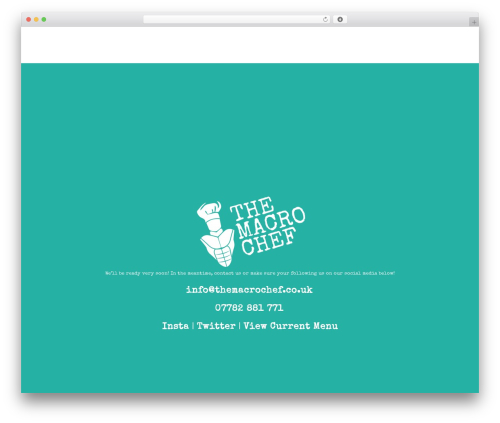 Foundry theme WordPress - themacrochef.co.uk