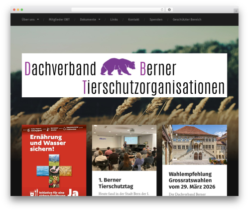 Garfunkel WordPress theme - tierschutzkantonbern.ch