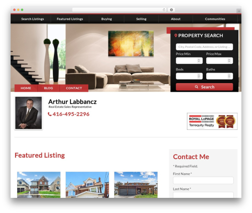 IXACT Framework premium WordPress theme - arthurlabbancz.com