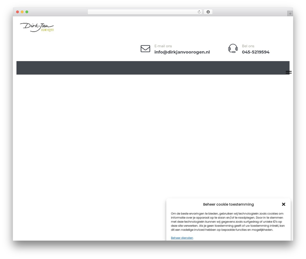 Optico WordPress theme - dirkjanvoorogen.nl