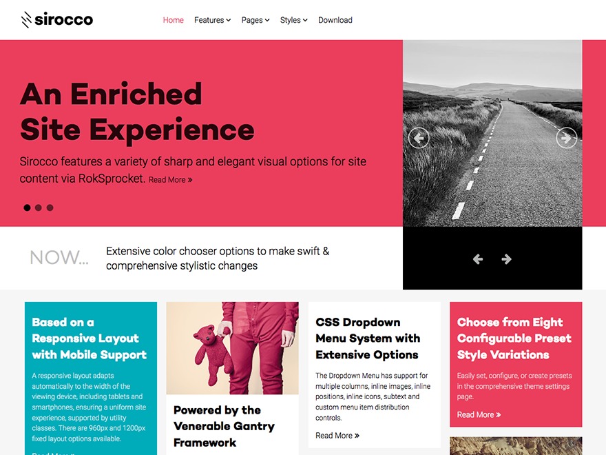 Sirocco WordPress theme