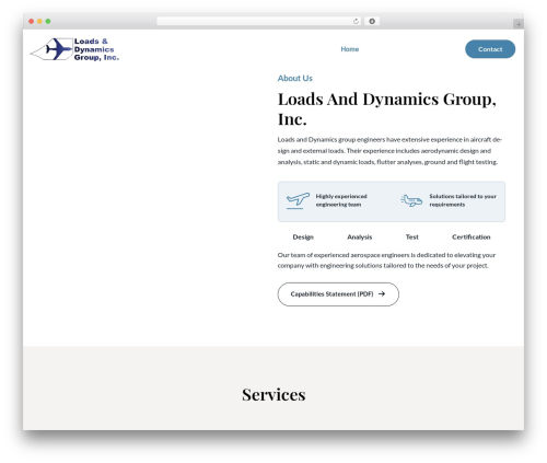 Theme WordPress Flynext - loadsgroup.com