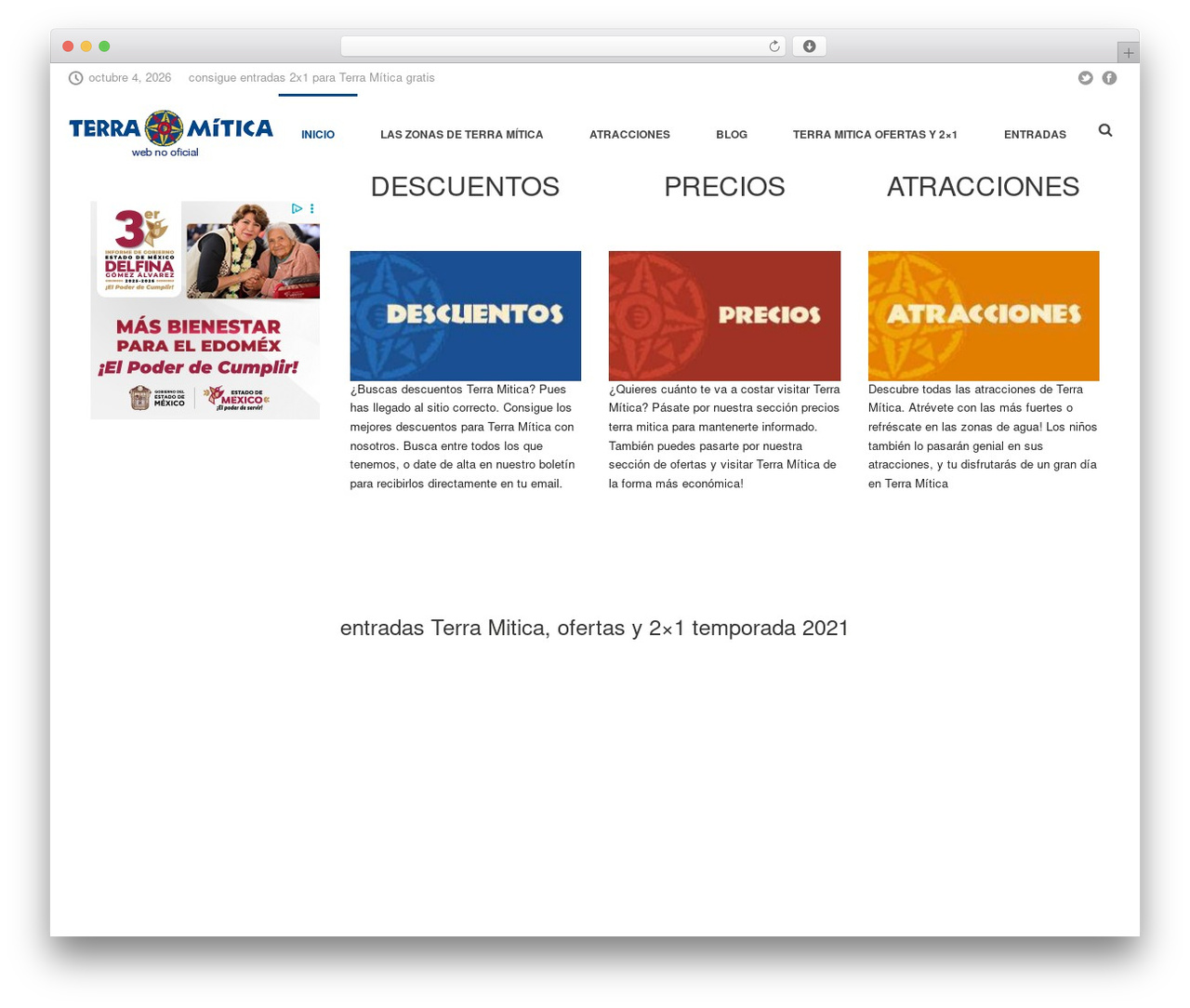 Theme WordPress jupiter - terramitica.com.es