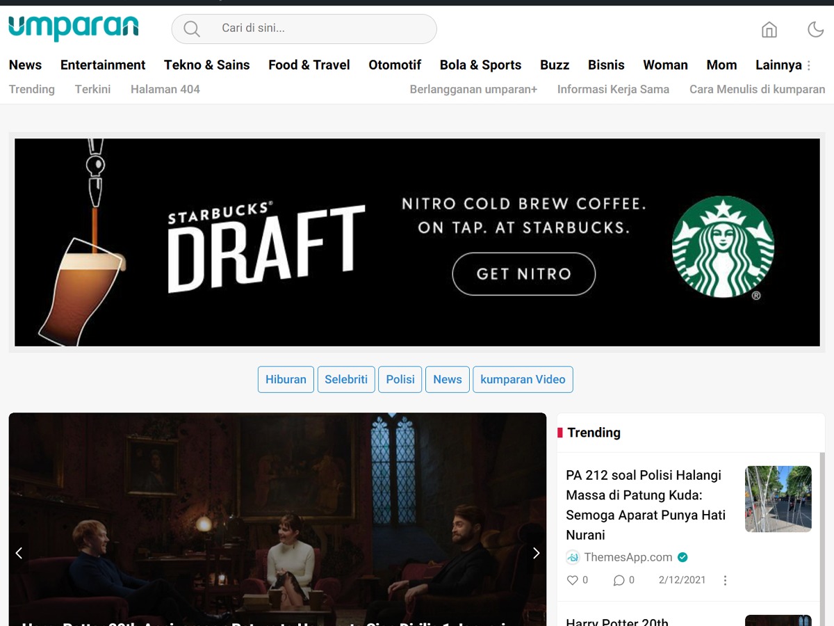Umparan | Versi Developer WordPress theme Umparan | Versi Developer WordPress theme