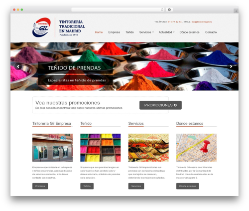 Cookie WordPress plugin - tintoreriagil.es