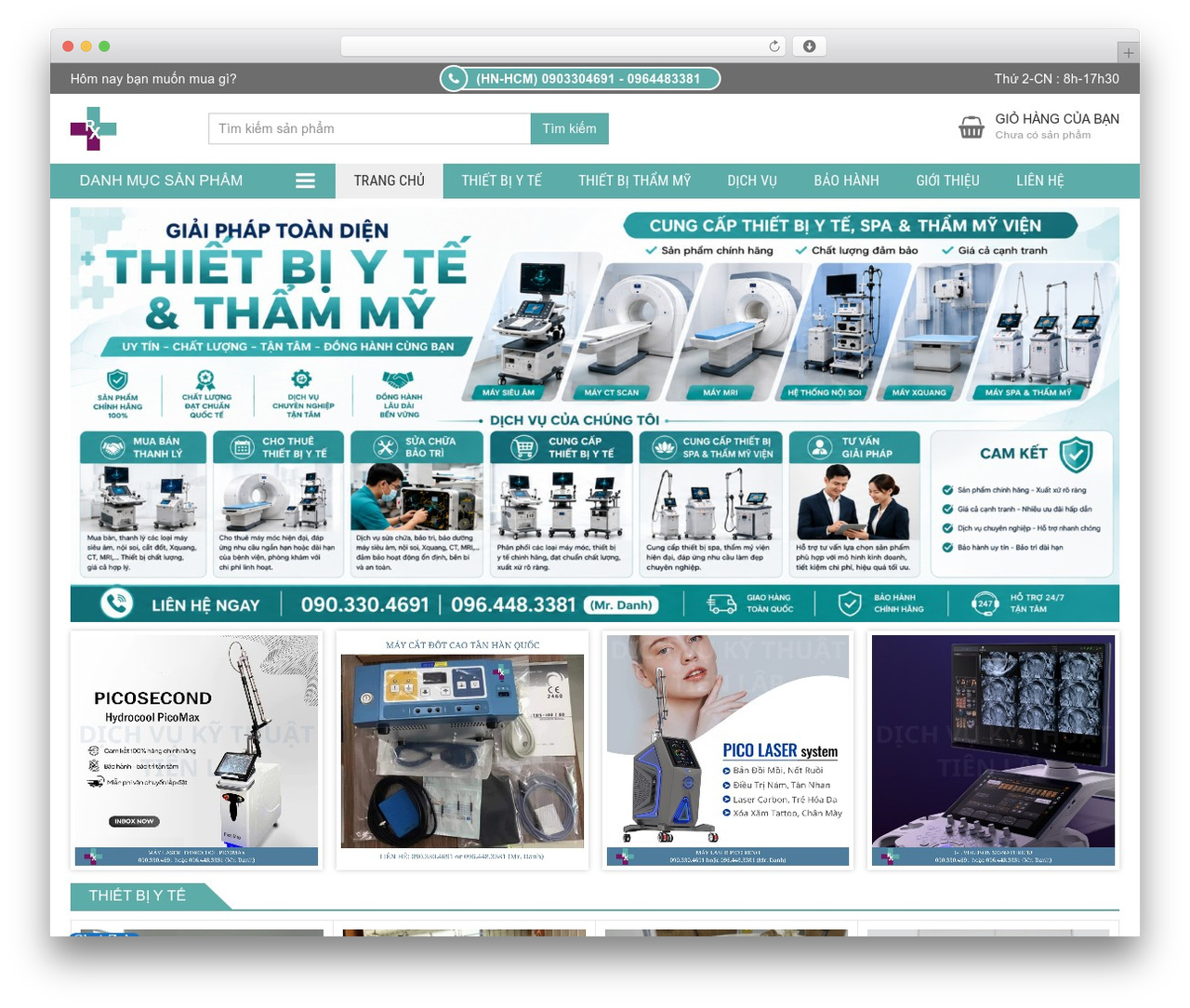 WordPress theme DevVN - thietbiytebenhvien.com