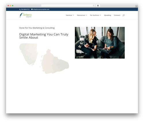 WordPress theme Divi - tinterocreative.com