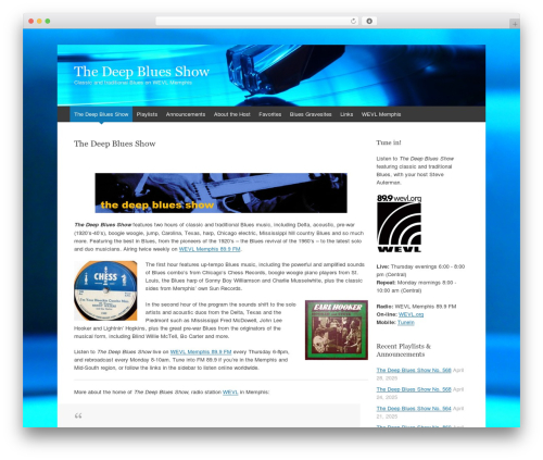 WordPress theme Expound - thedeepblues.com