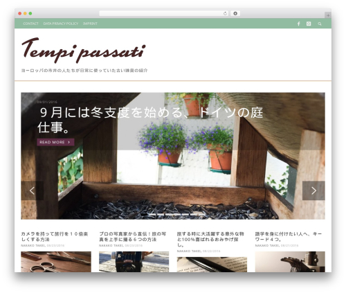 WordPress theme Presso - tempipassati.de
