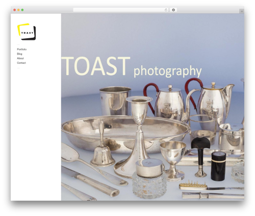 WordPress theme Touchfolio - toast.cz