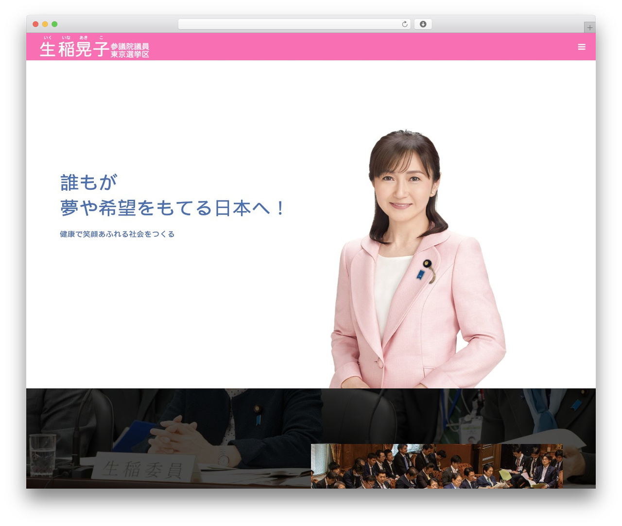 WordPress website theme OOPS! - ikuina-akiko.com