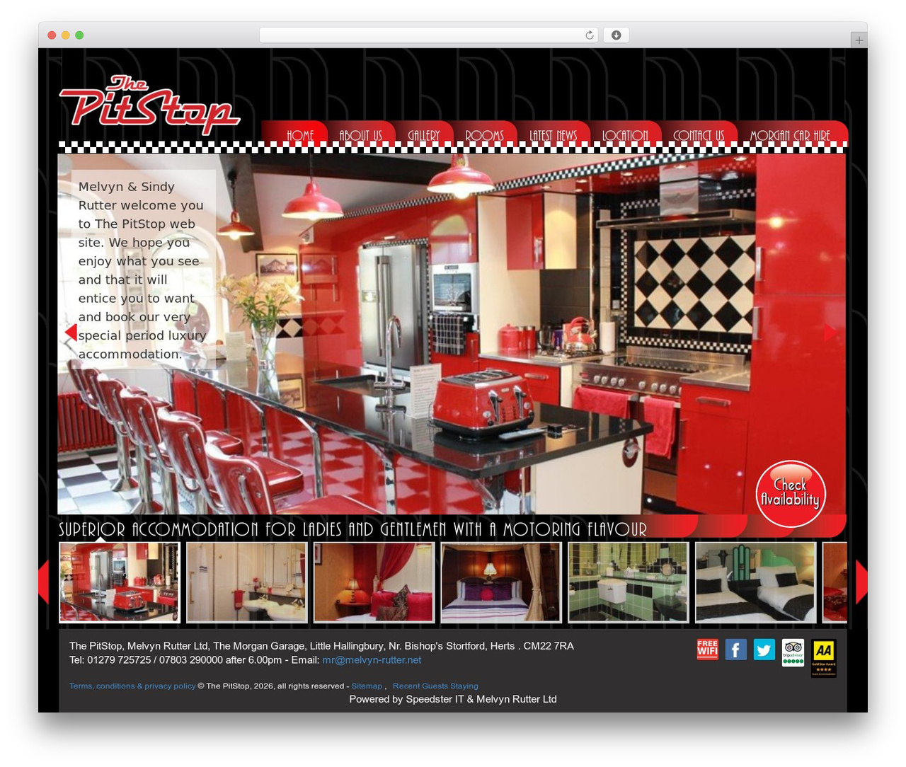 WordPress website theme Pitstop - the-pitstop.net