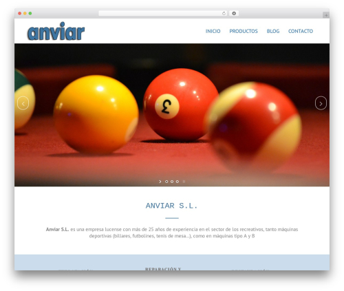 corposs theme WordPress - anviar.com