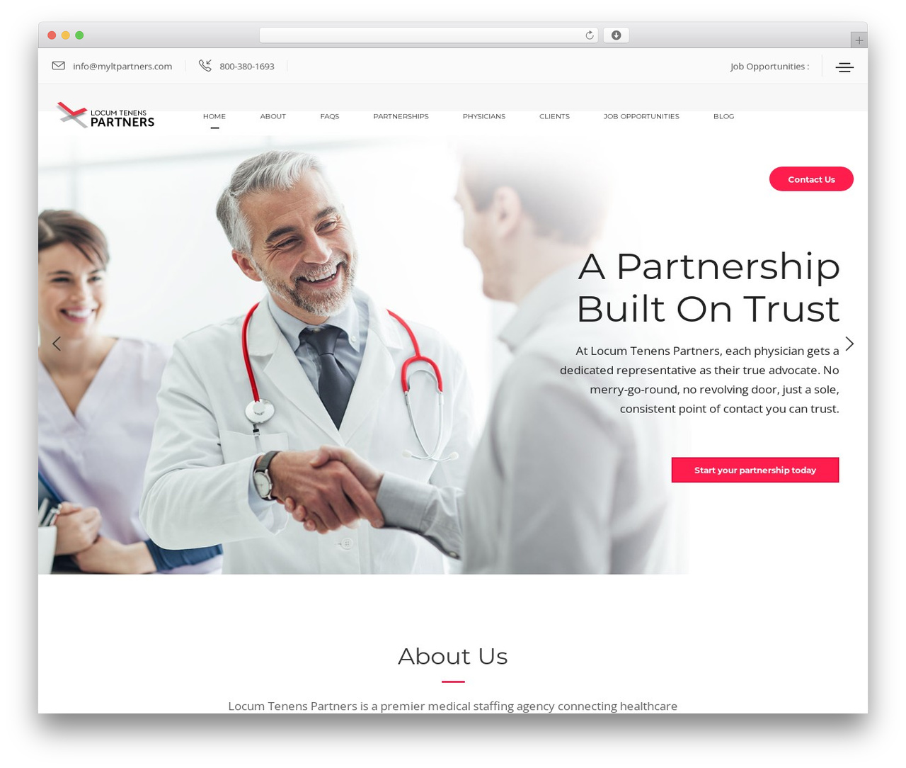 Deploy WordPress theme - myltpartners.com