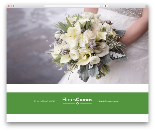 Flowvin WordPress theme - florescomos.com