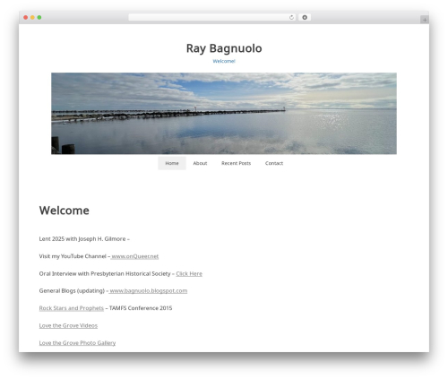 Noto Simple free WordPress theme - raybagnuolo.net