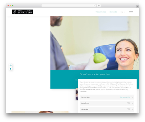 PicoStrap5 Child Base theme WordPress - sermadent.es