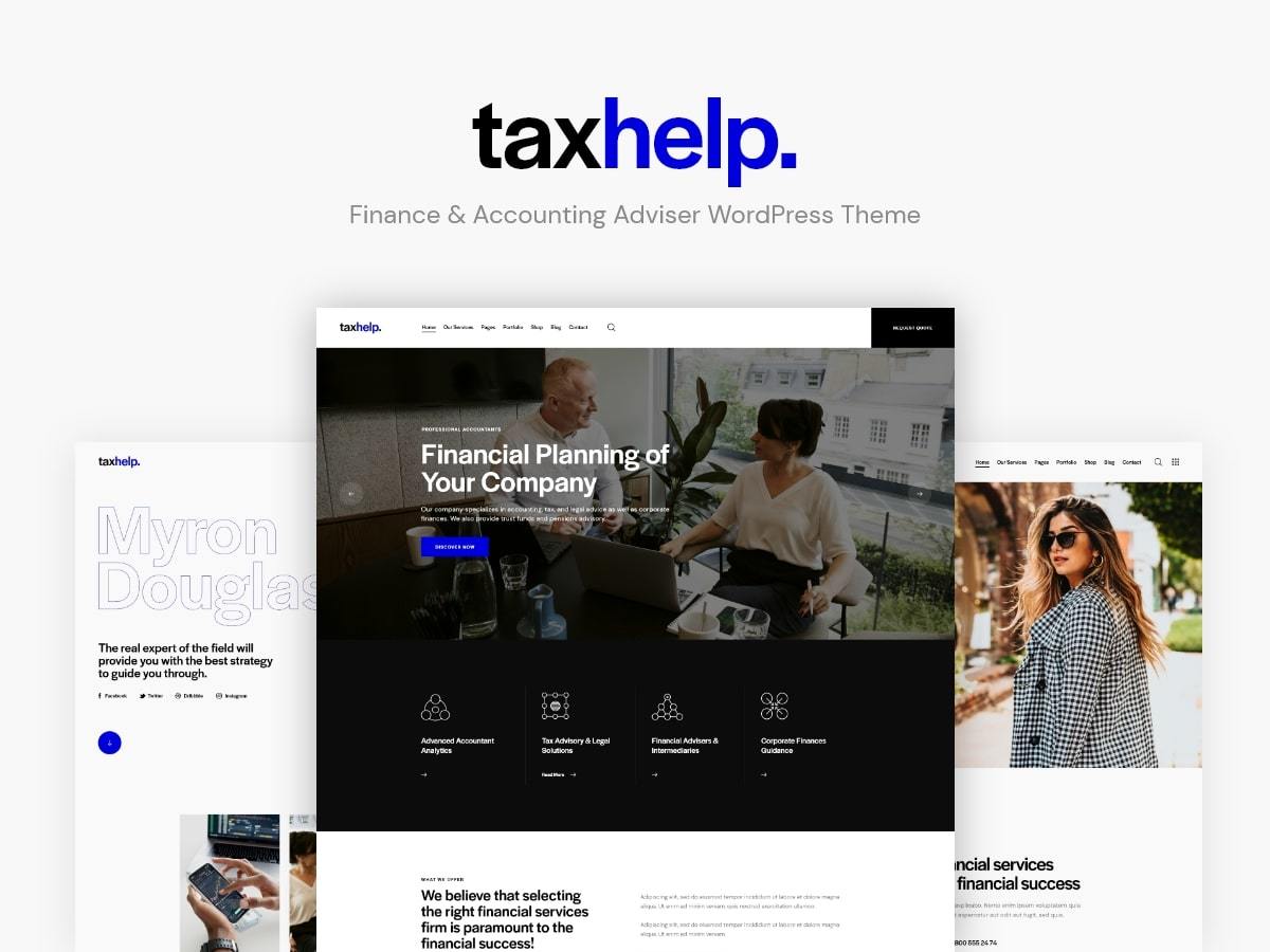 Tax Help Child Theme best WordPress template