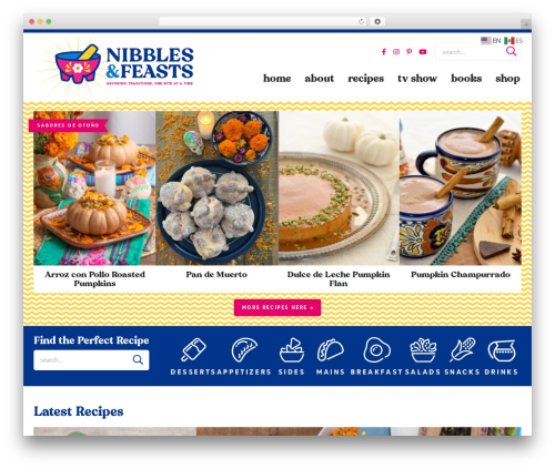 Tasty recipes WordPress plugin - nibblesandfeasts.com