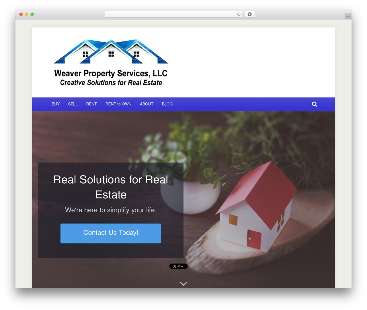 WordPress theme Beaver Builder Theme - weaverpropertyservices.com