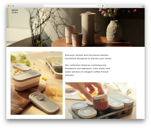 WordPress theme 主站 - anzokitchen.com