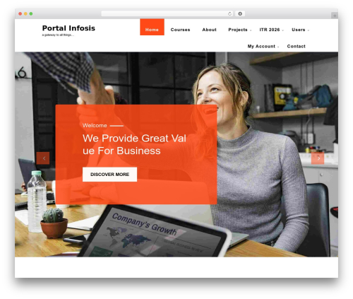 WP theme Teczilla - portalinfosis.com