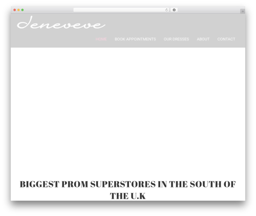Avada WordPress theme - jeneveve.co.uk