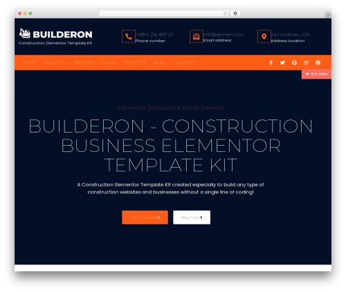 Bosa buy now WordPress plugin - demo.bosathemes.com/builderon