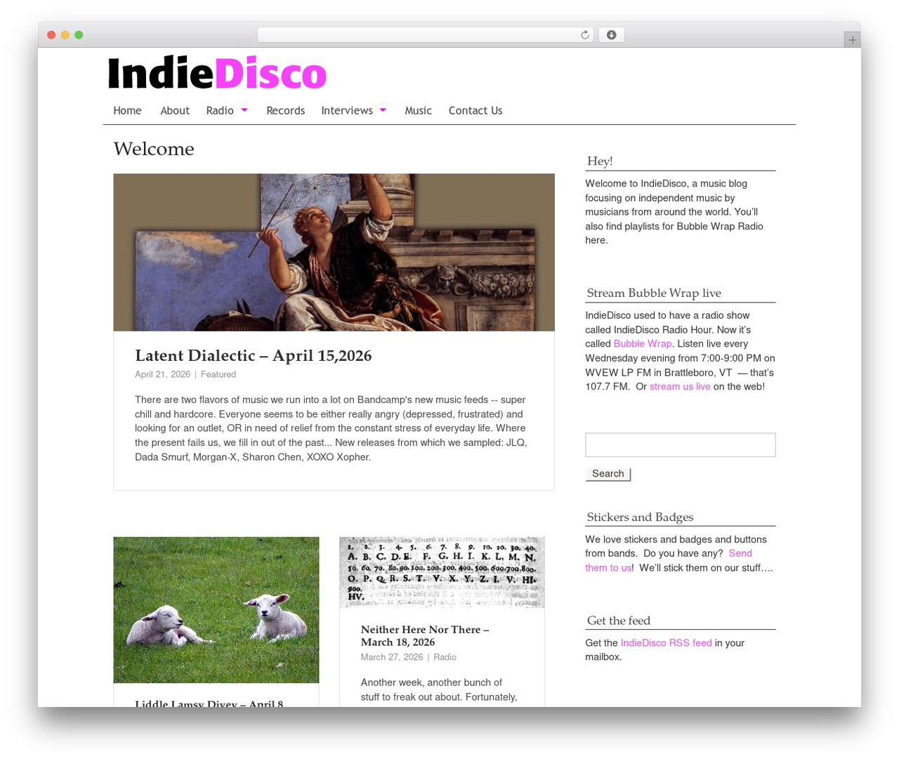 IDTheme WordPress theme - indiedisco.com IDTheme WordPress theme - indiedisco.com