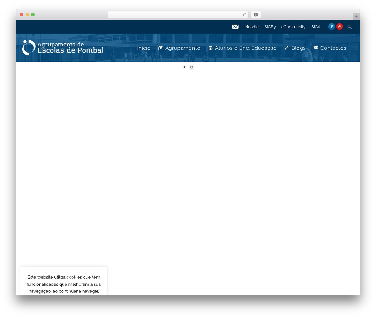 Polytechnic WordPress theme - aepombal.edu.pt