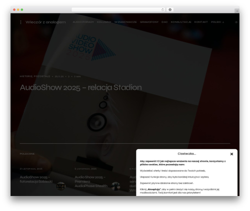 Schematic WordPress theme - wieczorzanalogiem.pl