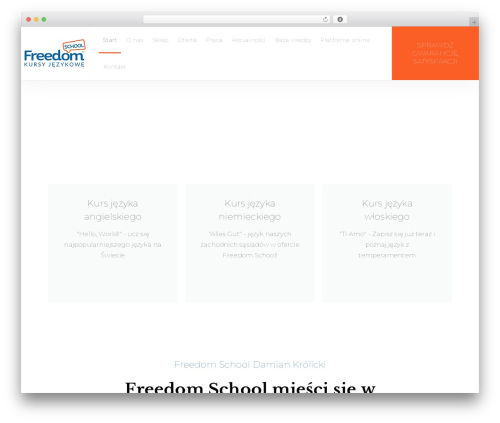 SCUOLA WP theme - freedomschool.pl