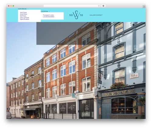 Uncode WordPress theme - 50-51wellsstreet.com
