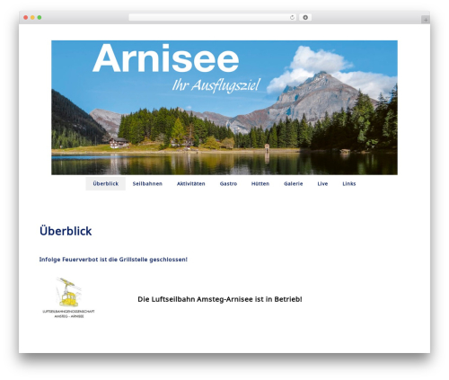 WordPress theme Noto Simple - arnisee.ch