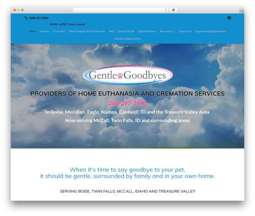 Beacon Theme best WordPress theme - gentlegoodbyes.com