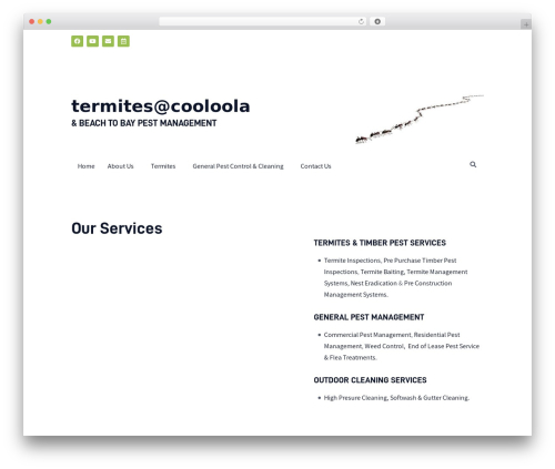 Bugster WordPress theme - termitescooloola.com